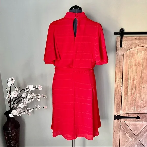 Lane Bryant Flutter Sleeve Keyhole Dress NWT Size 20 - Picture 5 of 6